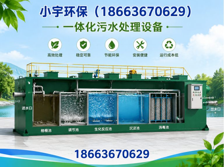 山东污水处理设备厂家展示图